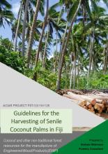 Guidelines for the Harvesting of Senile Coconut Palms